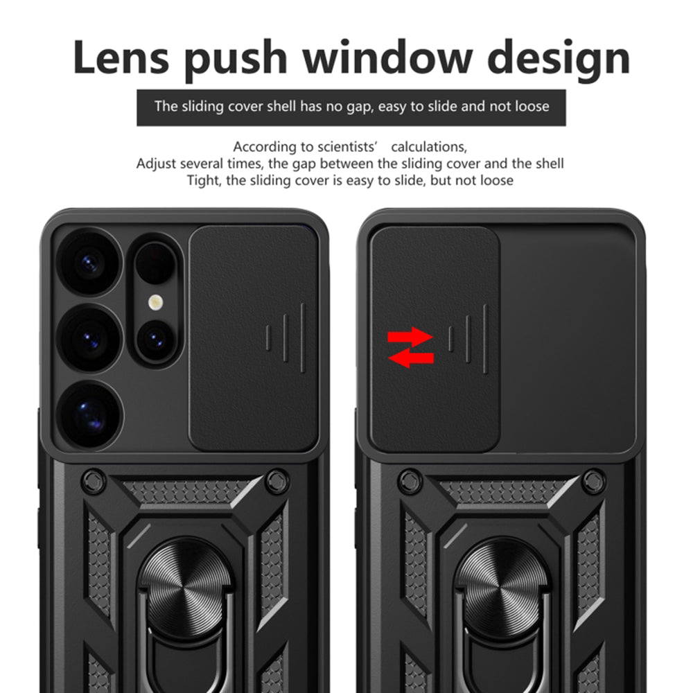 Husa pentru Samsung Galaxy S25 Ultra S938, Techsuit, CamShield, Neagra