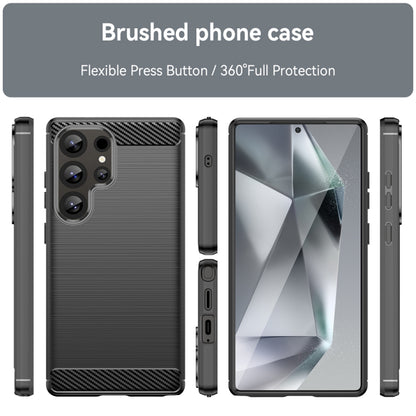 Husa pentru Samsung Galaxy S25 Ultra S938, Techsuit, Carbon, Albastra