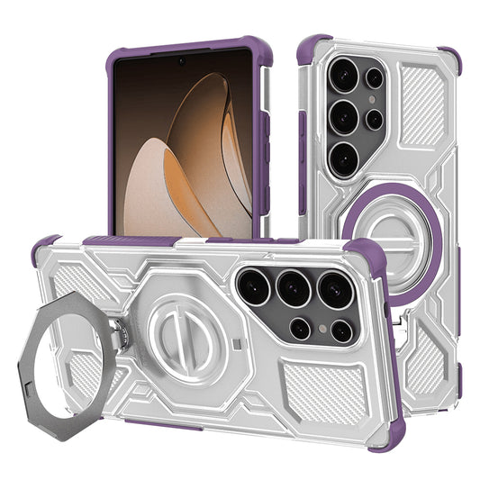 Husa pentru Samsung Galaxy S25 Ultra S938, Techsuit, Carbon Shield Pro, Mov