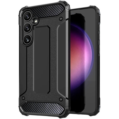 Husa pentru Samsung Galaxy S25 Ultra S938, Techsuit, Hybrid Armor, Neagra