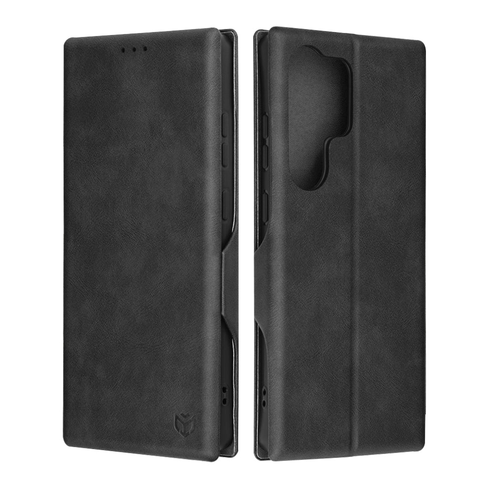 Husa pentru Samsung Galaxy S25 Ultra S938, Techsuit, Safe Wallet Plus, Neagra