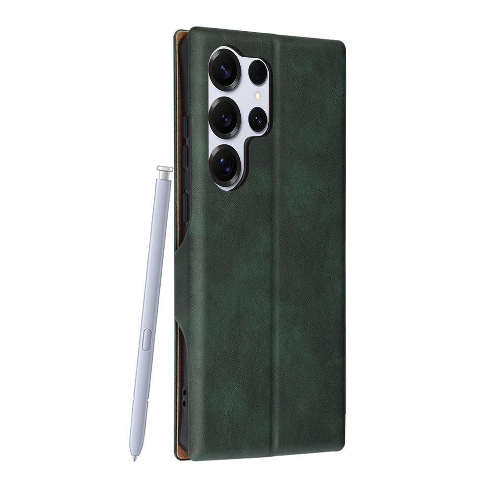 Husa pentru Samsung Galaxy S25 Ultra S938, Techsuit, Safe Wallet Plus, Verde