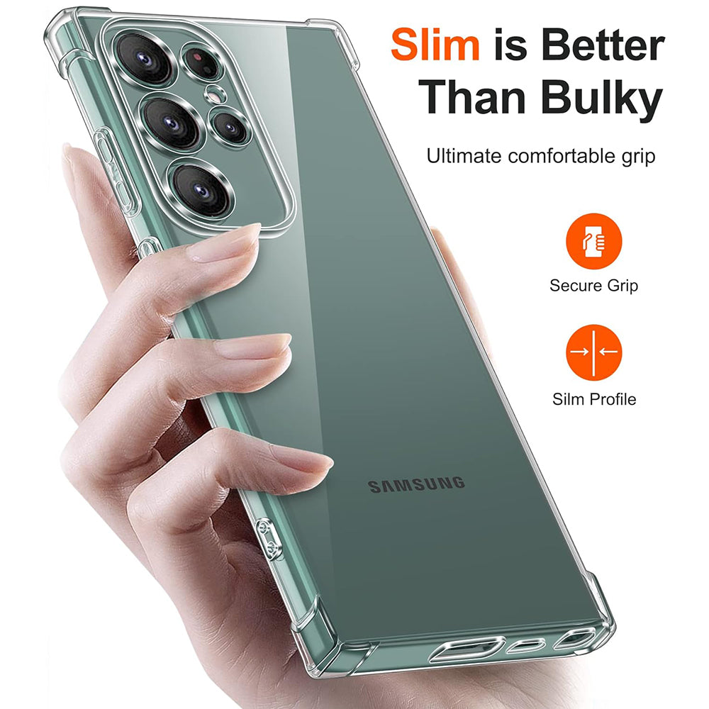 Husa pentru Samsung Galaxy S25 Ultra S938, Techsuit, Shockproof Clear, Transparenta