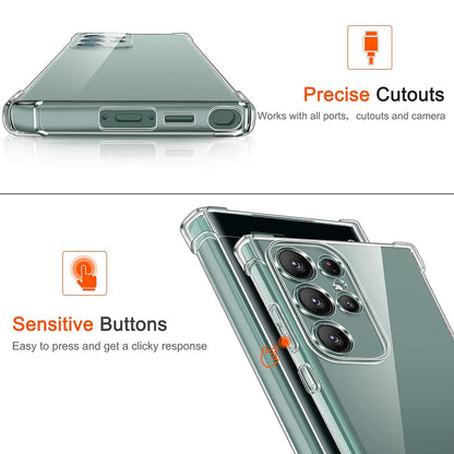 Husa pentru Samsung Galaxy S25 Ultra S938, Techsuit, Shockproof Clear, Transparenta