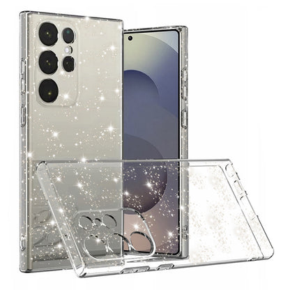 Husa pentru Samsung Galaxy S25 Ultra S938, Techsuit, SparkleSkin, Transparenta