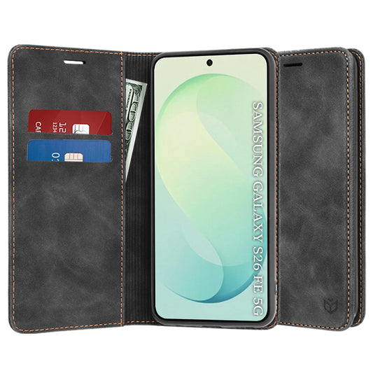 Husa pentru Samsung Galaxy S26 FE S741 / S25 FE, Techsuit, Confy, Neagra
