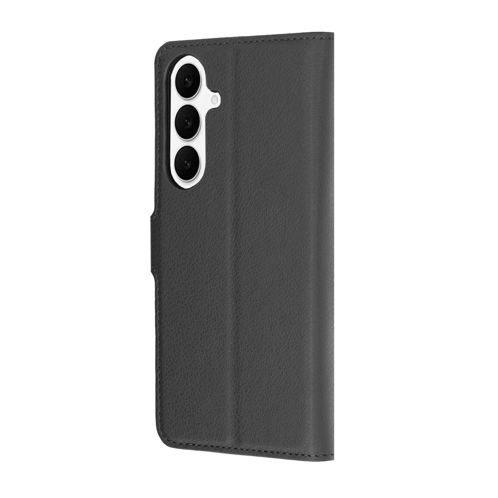 Husa pentru Samsung Galaxy S26 FE / S25 FE, Techsuit, Leather Folio, Neagra