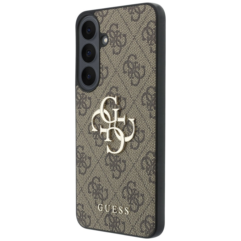 Husa pentru Samsung Galaxy S26 FE S741, Guess, 4G Metal Logo, Maro