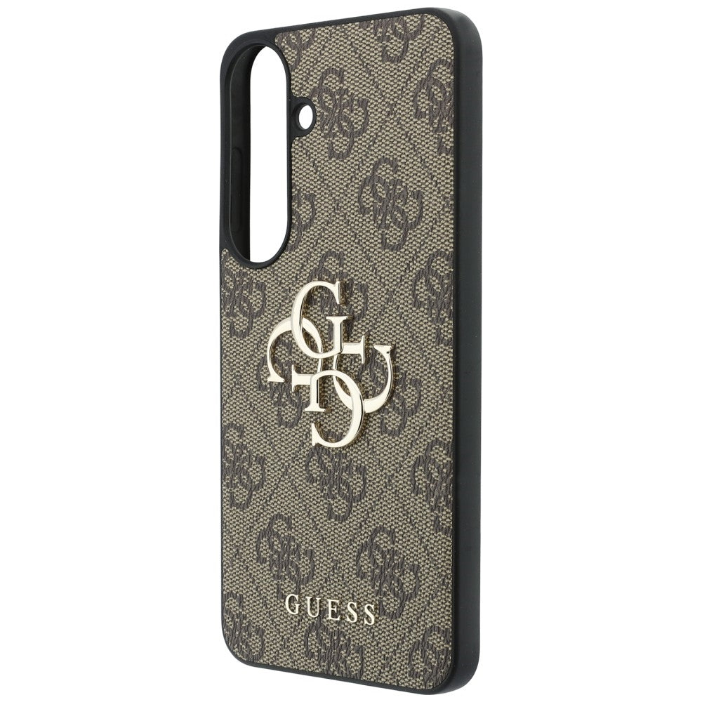 Husa pentru Samsung Galaxy S26 FE S741, Guess, 4G Metal Logo, Maro