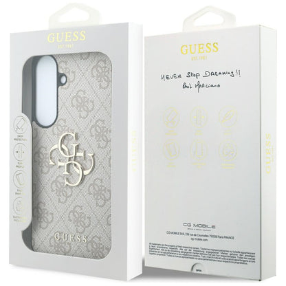 Husa pentru Samsung Galaxy S26 FE S741, Guess, 4G Metal Logo, Roz