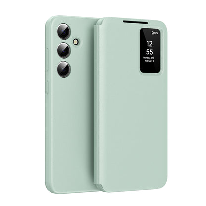 Husa pentru Samsung Galaxy S26 FE, Techsuit, SmartView, Verde