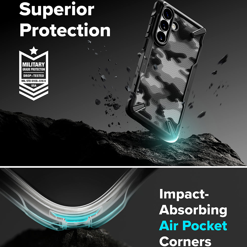 Husa pentru Samsung Galaxy S26 Plus, Ringke, Fusion X, Camuflaj