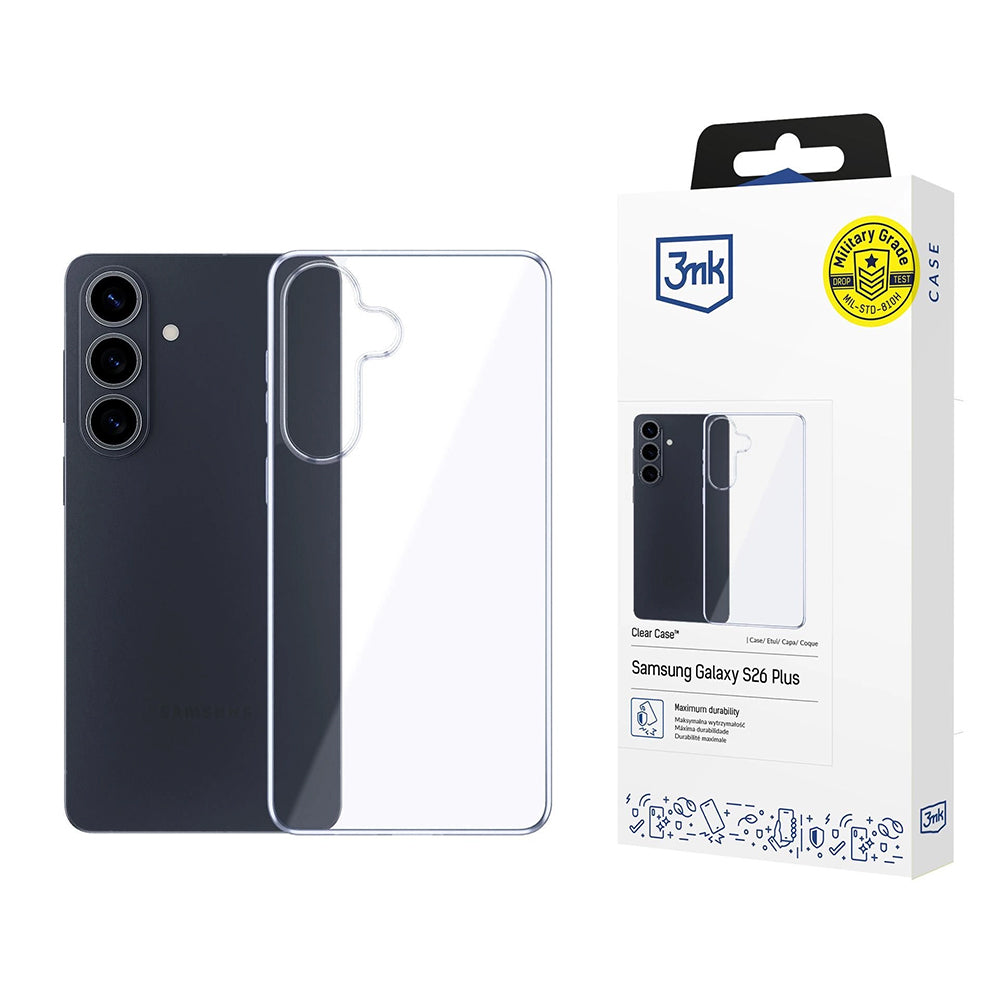 Husa pentru Samsung Galaxy S26 Plus S947, 3MK, Clear, Transparenta