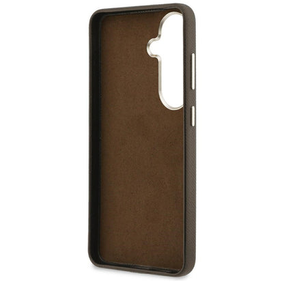Husa pentru Samsung Galaxy S26 Plus S947, Guess, 4G Grained Big and Classic Logo, Maro