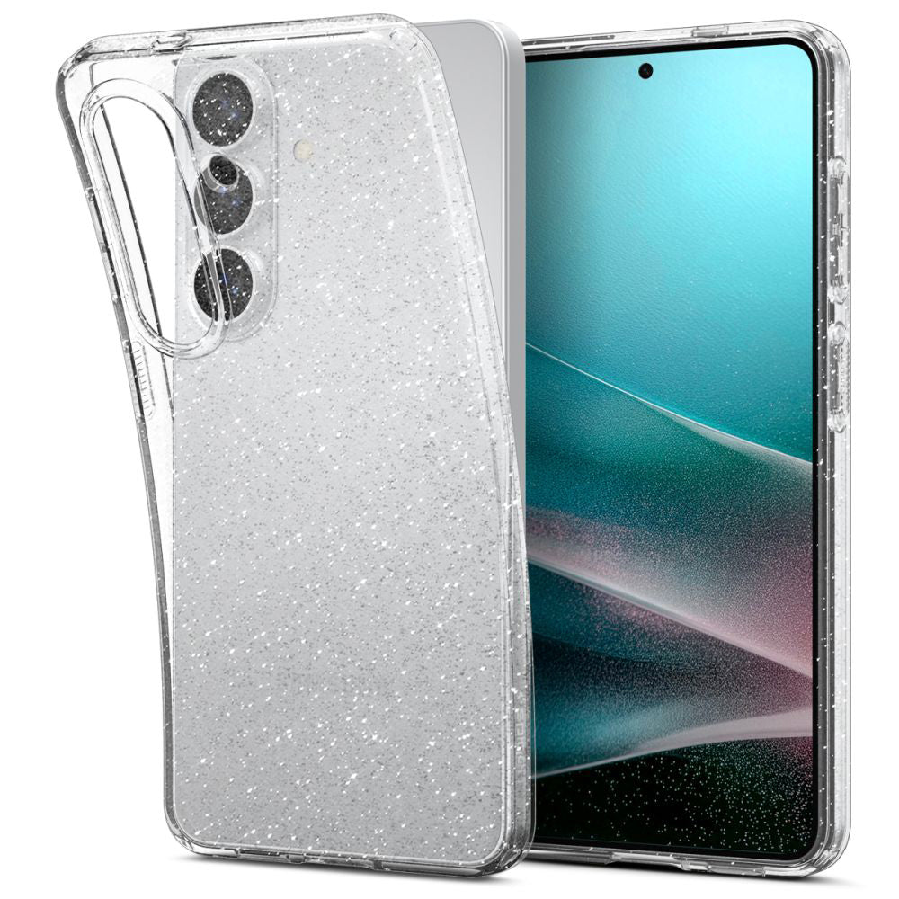 Husa pentru Samsung Galaxy S26 Plus S947, Spigen, Liquid Crystal Glitter, Transparenta ACS10703