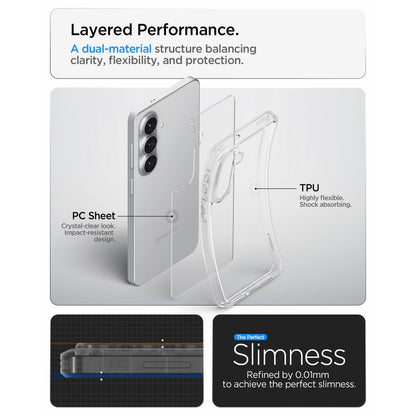 Husa pentru Samsung Galaxy S26 Plus S947, Spigen, Ultra Hybrid, Transparenta ACS10707