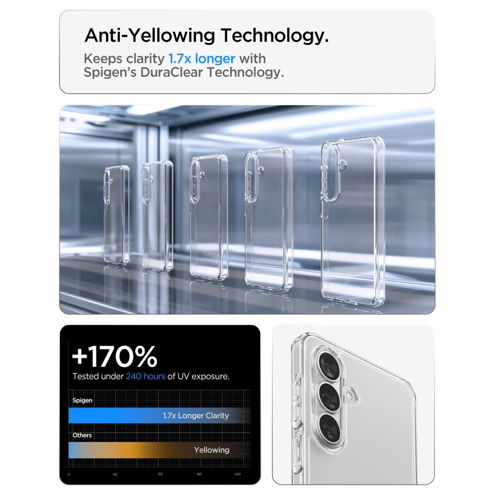 Husa pentru Samsung Galaxy S26 Plus S947, Spigen, Ultra Hybrid, Transparenta ACS10707