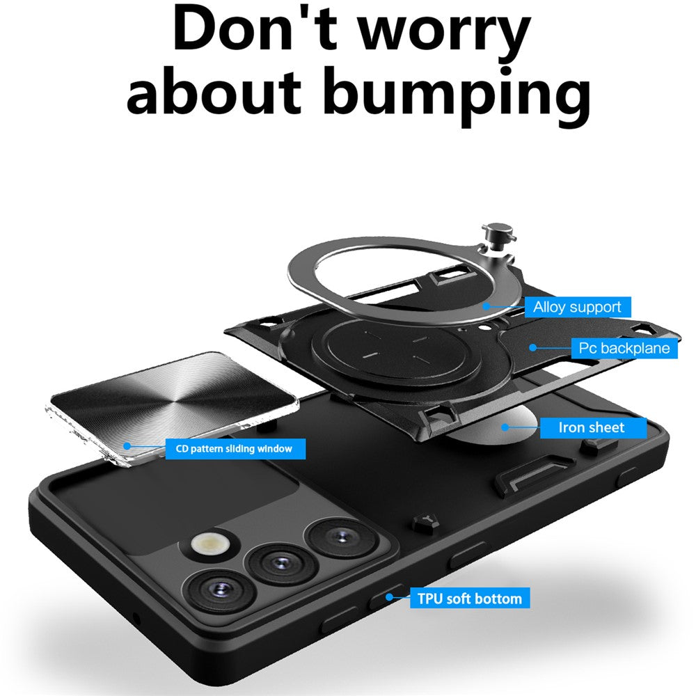 Husa pentru Samsung Galaxy S26 Plus, Techsuit, CamGuard Pro, Roz Aurie