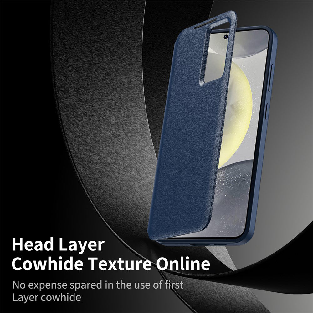 Husa pentru Samsung Galaxy S26 Plus, Techsuit, SmartView, Albastra