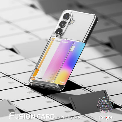 Husa pentru Samsung Galaxy S26, Ringke, Fusion Card, Transparenta
