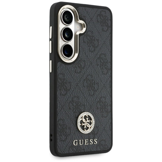 Husa pentru Samsung Galaxy S26 S942, GUESS, 4G Big Rhinestone Triangle Strap, Neagra
