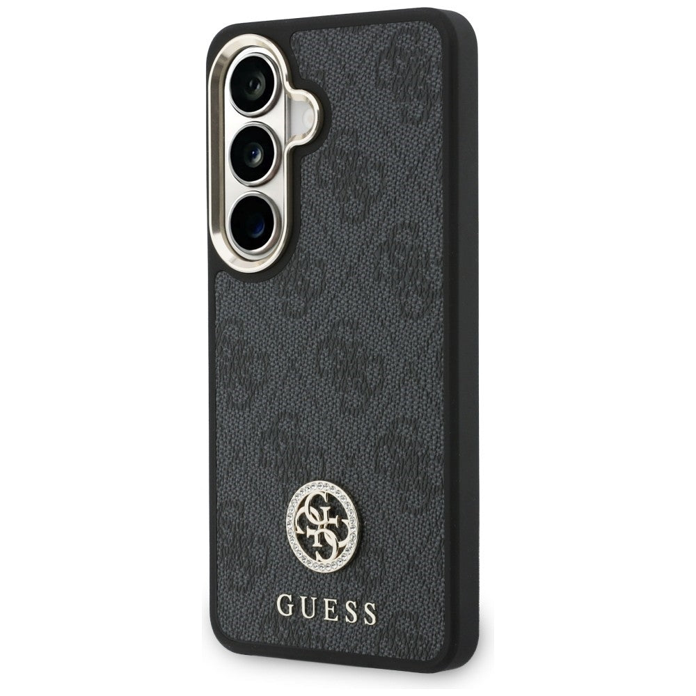 Husa pentru Samsung Galaxy S26 S942, GUESS, 4G Big Rhinestone Triangle Strap, Neagra