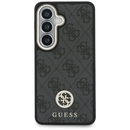 Husa pentru Samsung Galaxy S26 S942, GUESS, 4G Big Rhinestone Triangle Strap, Neagra