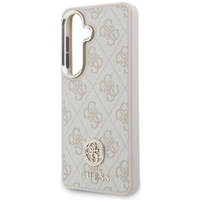 Husa pentru Samsung Galaxy S26 S942, GUESS, 4G Big Rhinestone Triangle Strap, Roz