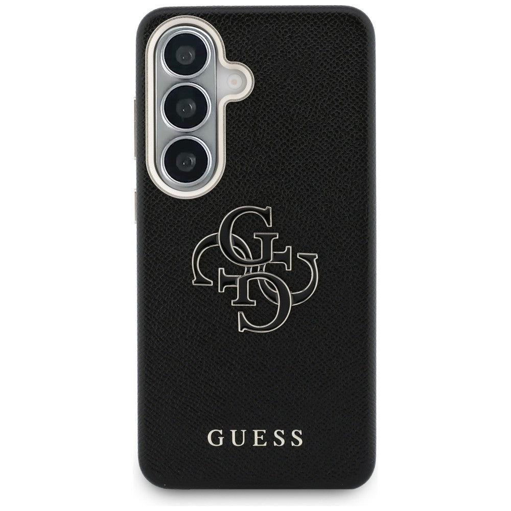 Husa pentru Samsung Galaxy S26 S942, Guess, 4G Grained Big and Classic Logo, Neagra