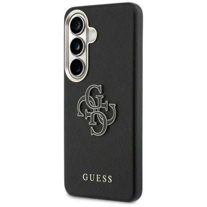 Husa pentru Samsung Galaxy S26 S942, Guess, 4G Grained Big and Classic Logo, Neagra