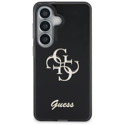 Husa pentru Samsung Galaxy S26 S942, Guess, IML Big Metal 4G Script, Neagra