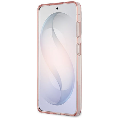 Husa MagSafe pentru Samsung Galaxy S26 S942, Guess, IML Gradient Triangle Logo, Roz