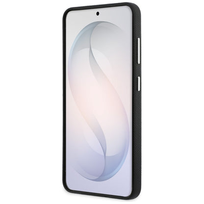 Husa pentru Samsung Galaxy S26 S942, Karl Lagerfeld, Saffiano Karl & Choupette's Head Pin, Neagra