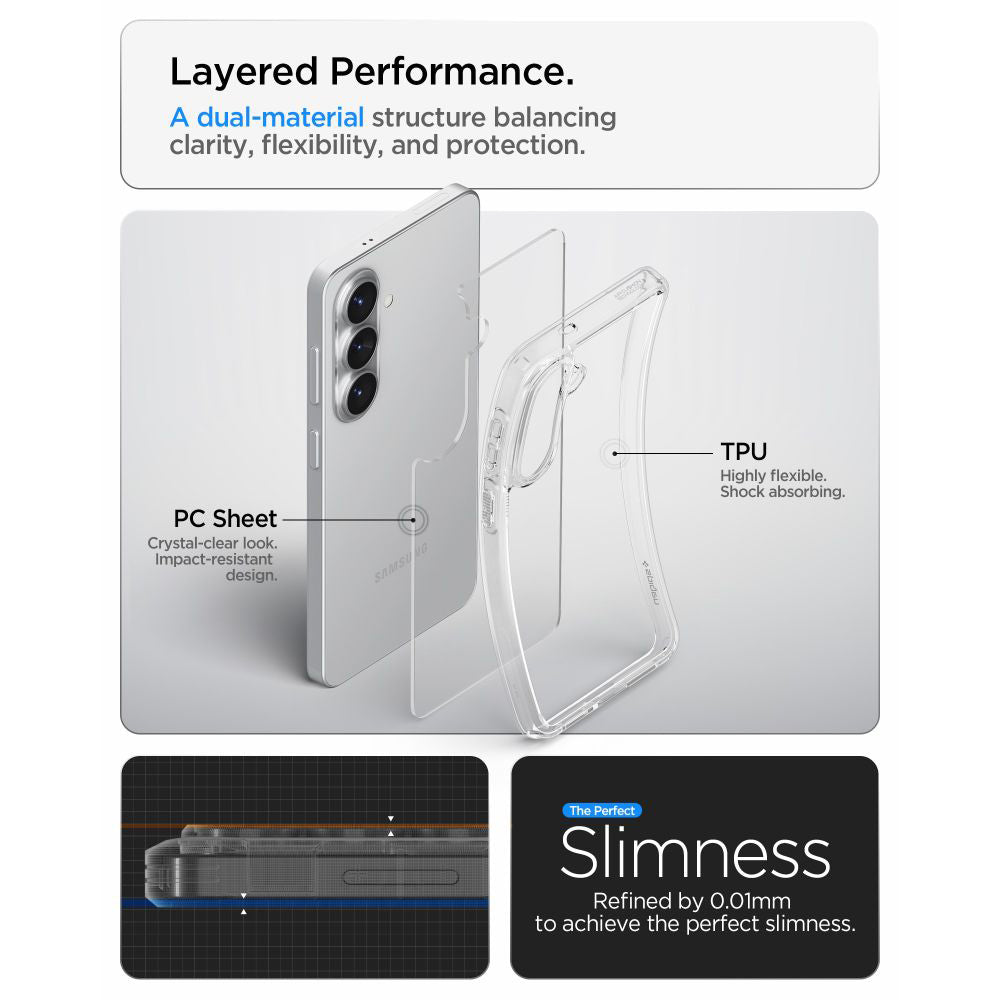 Husa pentru Samsung Galaxy S26 S942, Spigen, Ultra Hybrid, Transparenta ACS10732