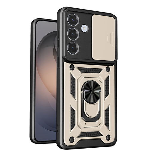 Husa pentru Samsung Galaxy S26, Techsuit, CamShield, Aurie