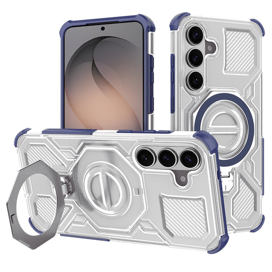 Husa pentru Samsung Galaxy S26, Techsuit, Carbon Shield Pro, Albastra