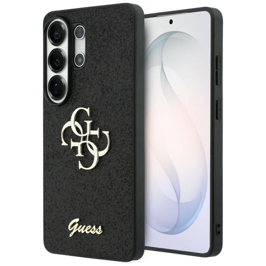 Husa pentru Samsung Galaxy S26 Ultra S948, Guess, Fixed Glitter Big 4G Metal Frame, Neagra