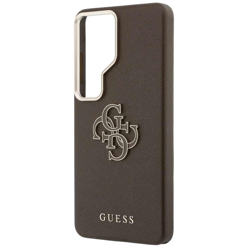 Husa pentru Samsung Galaxy S26 Ultra S948, Guess, 4G Grained Big and Classic Logo, Maro