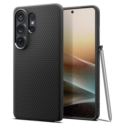 Husa pentru Samsung Galaxy S26 Ultra S948, Spigen, Liquid Air, Neagra Mata ACS10670