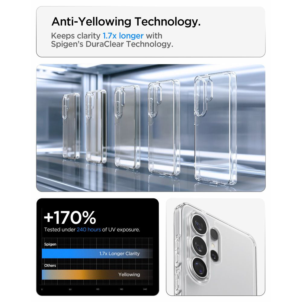 Husa pentru Samsung Galaxy S26 Ultra S948, Spigen, Ultra Hybrid, Transparenta ACS10677