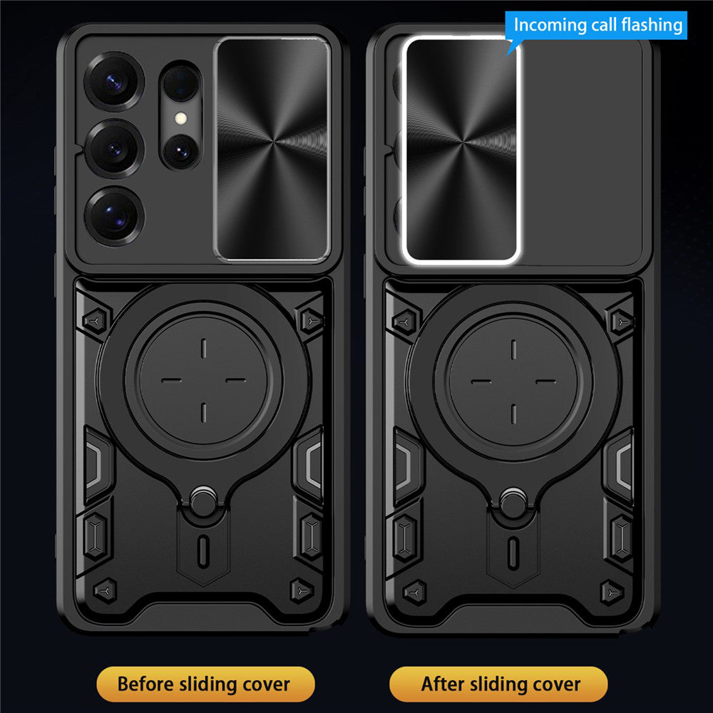 Husa pentru Samsung Galaxy S26 Ultra, Techsuit, CamGuard Pro, Roz Aurie