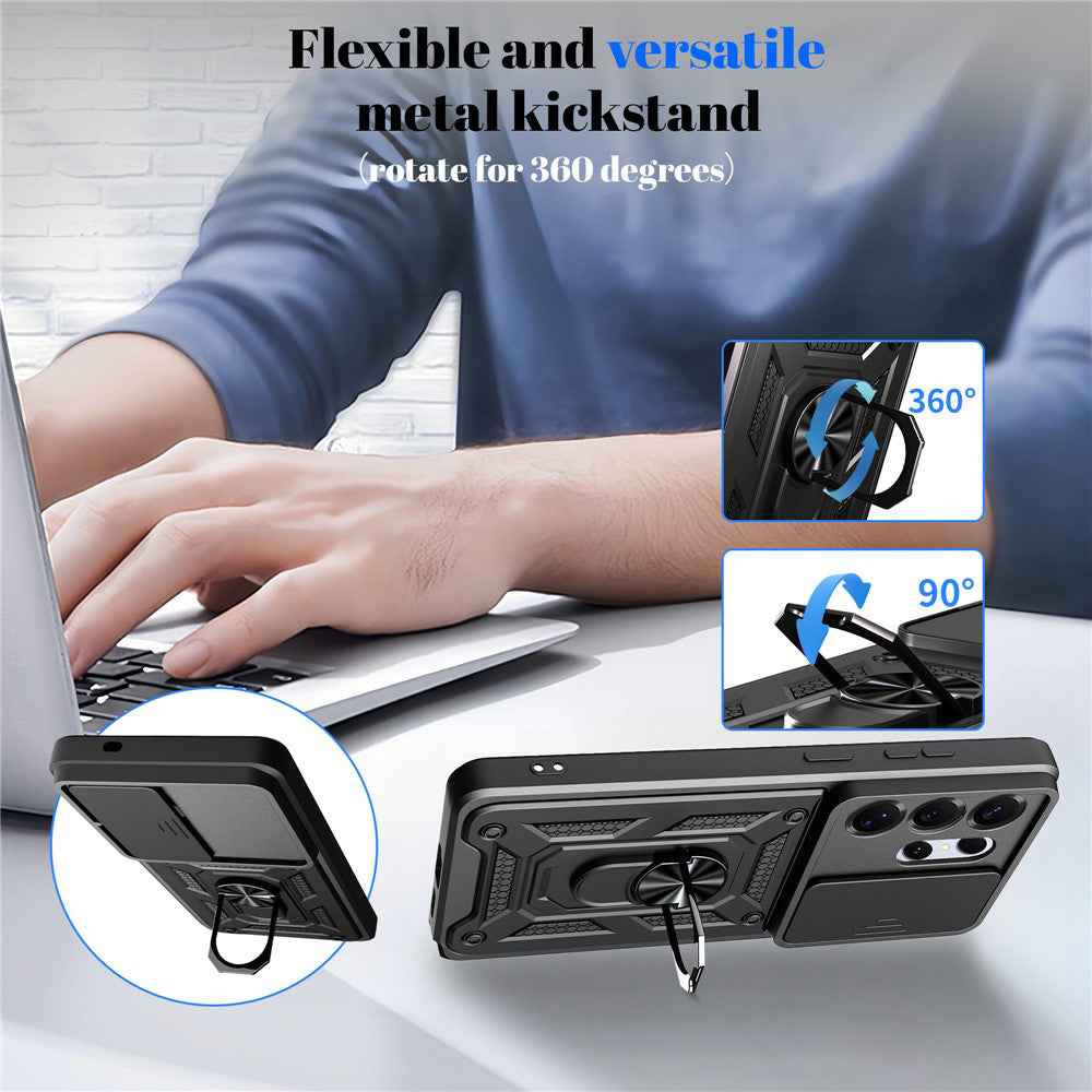 Husa pentru Samsung Galaxy S26 Ultra, Techsuit, CamShield, Verde