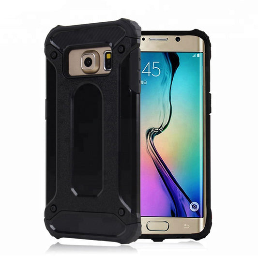 Husa pentru Samsung Galaxy S6 G920, Techsuit, Hybrid Armor, Neagra
