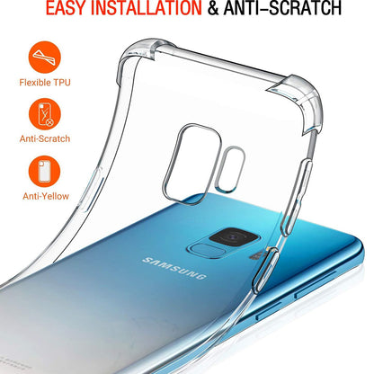 Husa pentru Samsung Galaxy S9 G960, Techsuit, Shockproof Clear, Transparenta