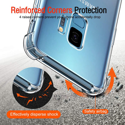 Husa pentru Samsung Galaxy S9 G960, Techsuit, Shockproof Clear, Transparenta
