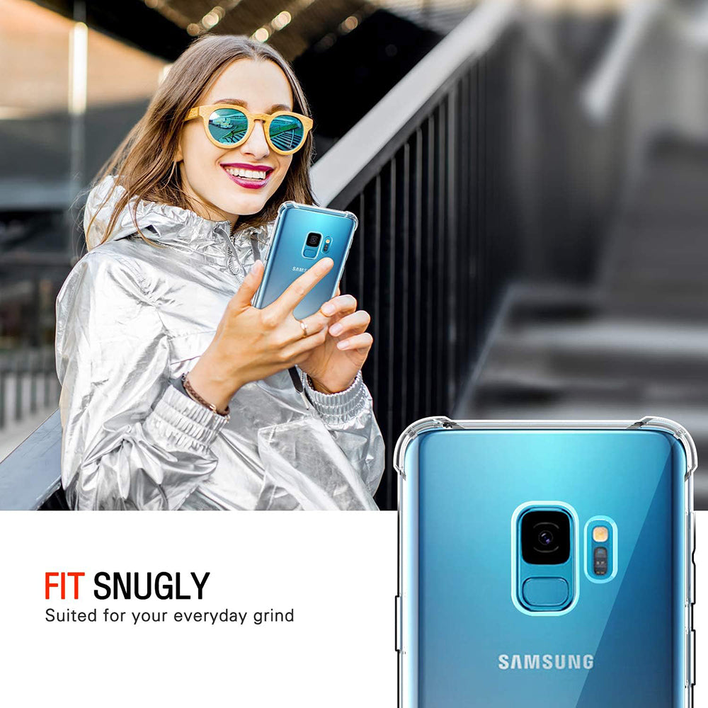 Husa pentru Samsung Galaxy S9 G960, Techsuit, Shockproof Clear, Transparenta