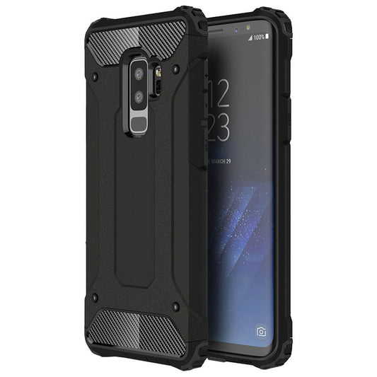 Husa pentru Samsung Galaxy S9+ G965, Techsuit, Hybrid Armor, Neagra