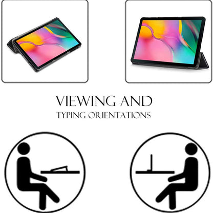 Husa pentru Samsung Galaxy Tab A 10.1 (2019), Techsuit, FoldPro, Neagra