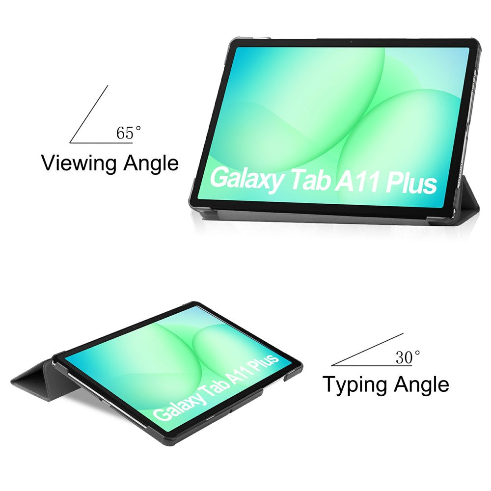 Husa pentru Samsung Galaxy Tab A11+ / Tab A9+, Techsuit, FoldPro, Neagra