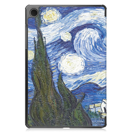 Husa pentru Samsung Galaxy Tab A11+ / Tab A9+, Techsuit, FoldPro Starry Night, Multicolor